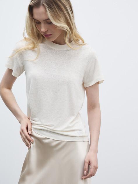MAISON DAVID T-shirt (linen)