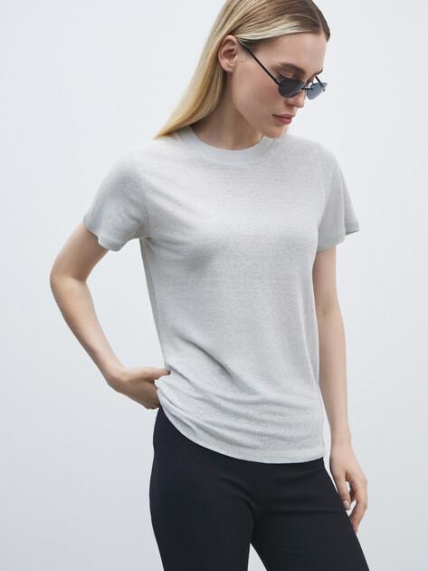 MAISON DAVID T-shirt (linen)
