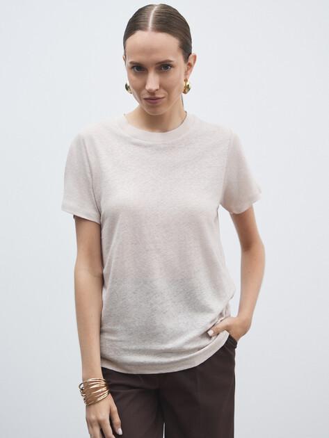 MAISON DAVID T-shirt (linen)
