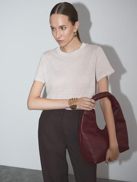 MAISON DAVID T-shirt (linen)