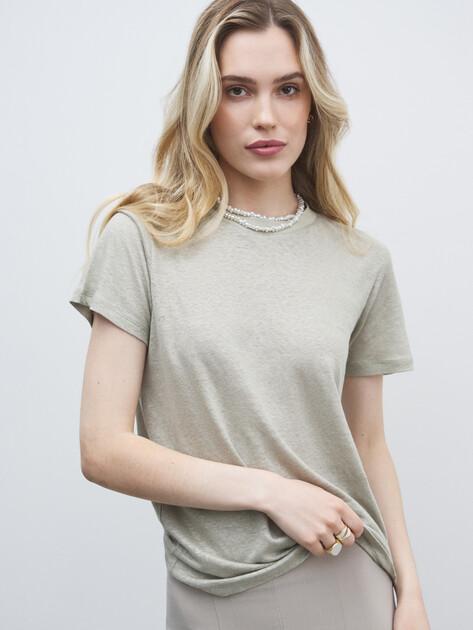 MAISON DAVID T-shirt (linen)