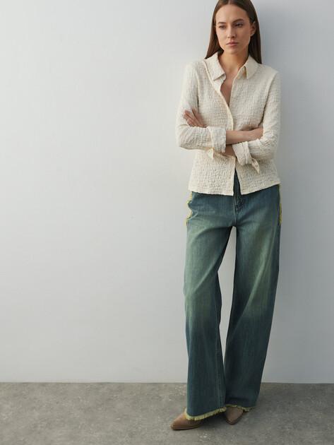 MAISON DAVID Wide-leg jeans (cotton)