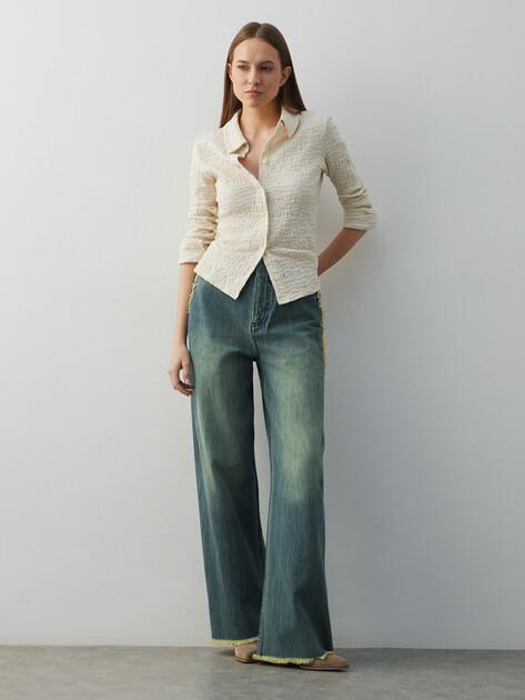 MAISON DAVID Wide-leg jeans (cotton)