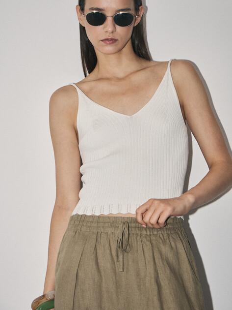 MAISON DAVID Top (viscose/nylon)