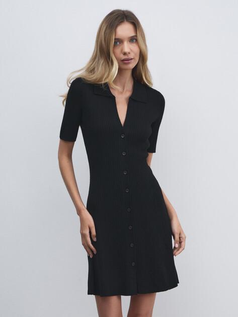 MAISON DAVID Shirt dress (natural wool)