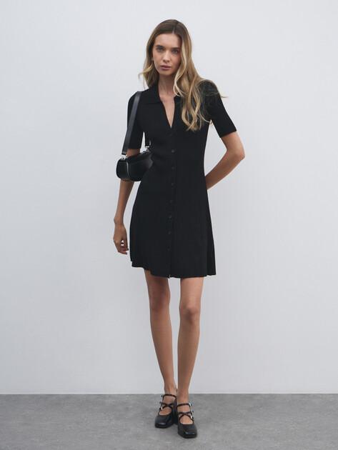 MAISON DAVID Shirt dress (natural wool)