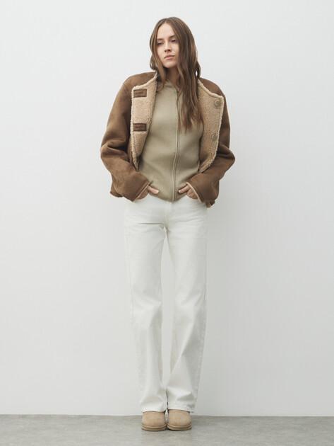 MAISON DAVID Cardigan (natural wool)