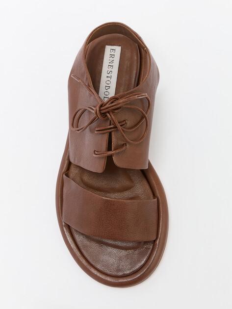 ERNESTO DOLANI SELMA Sandals (upper and sole made of genuine leather)