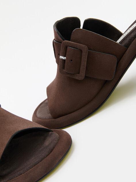 ERNESTO DOLANI YVONNE Mules (genuine suede/genuine leather sole)