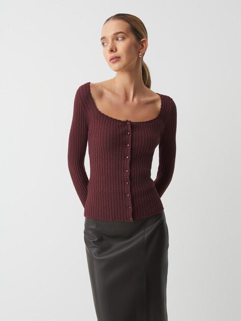 MAISON DAVID Cardigan (viscose/polyester)