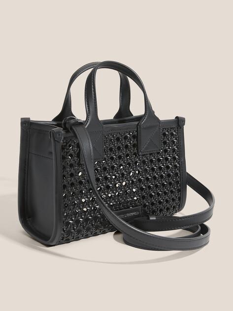 KARL LAGERFELD Сумка k/skuare sm tote woven (иск. кожа)