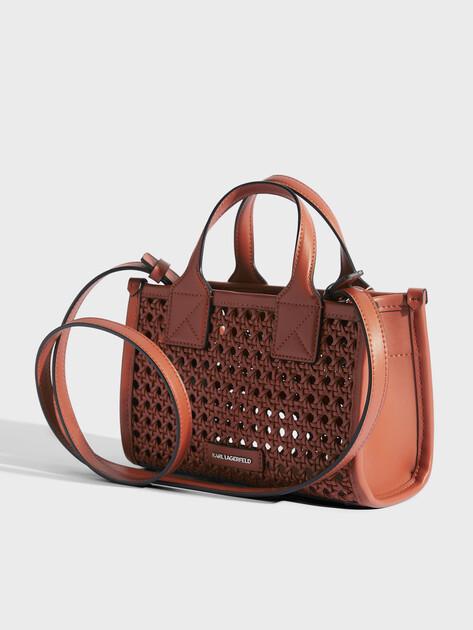KARL LAGERFELD Сумка k/skuare sm tote woven (иск. кожа)