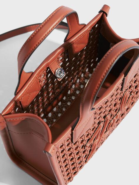 KARL LAGERFELD Сумка k/skuare sm tote woven (иск. кожа)