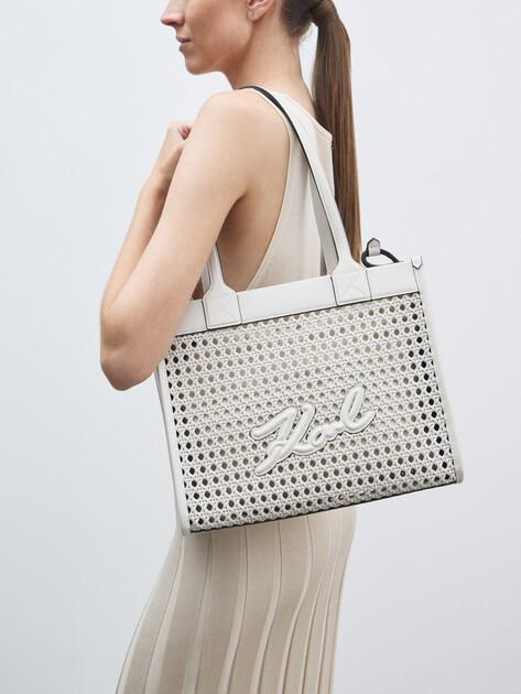 KARL LAGERFELD Tote k/skuare md tote woven (faux leather)