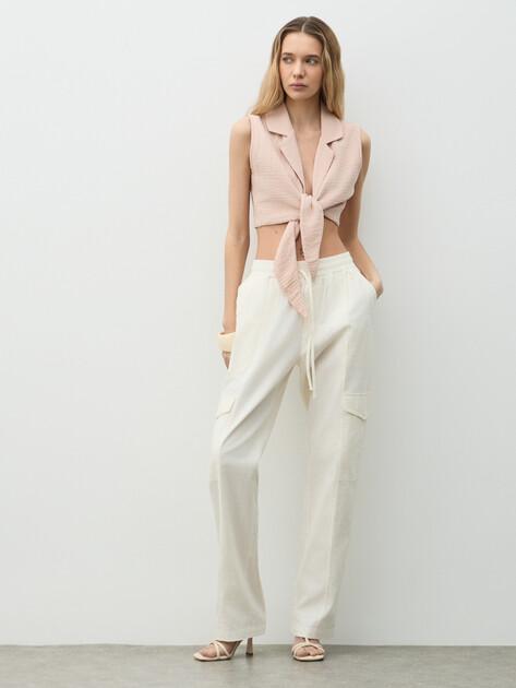 MAISON DAVID Cargo Pants (Cotton/Linen)