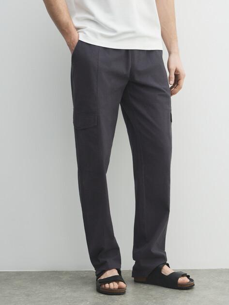 MAISON DAVID Cargo Pants (Cotton/Linen)