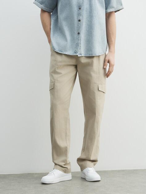 MAISON DAVID Cargo Pants (Cotton/Linen)