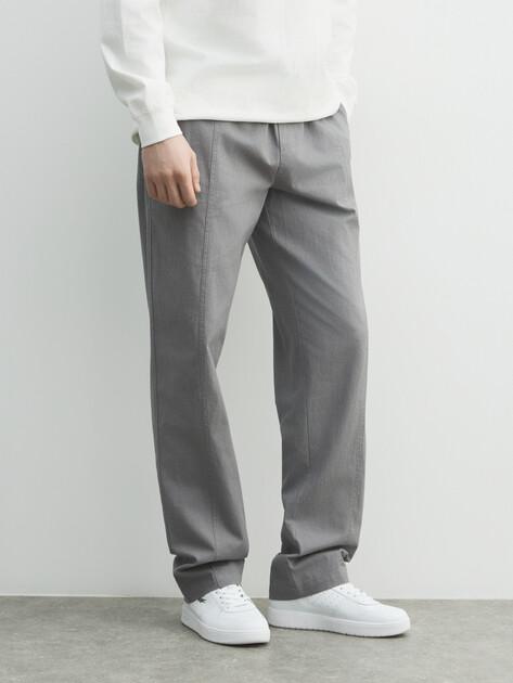 MAISON DAVID Trousers (cotton/linen)