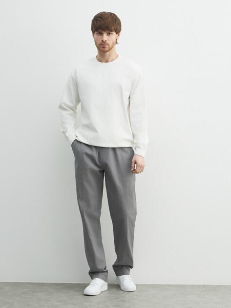 MAISON DAVID Trousers (cotton/linen)