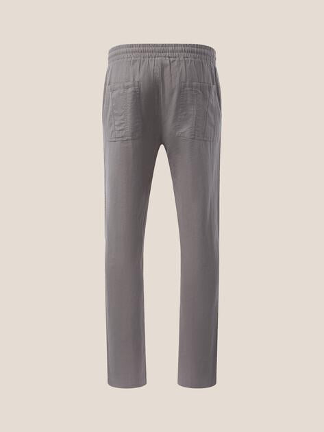 MAISON DAVID Trousers (cotton/linen)