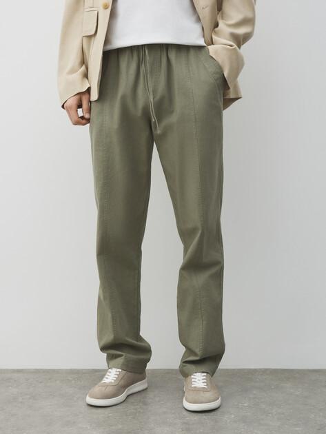 MAISON DAVID Trousers (cotton/linen)