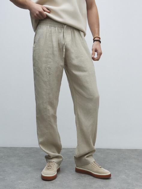MAISON DAVID Trousers (linen)