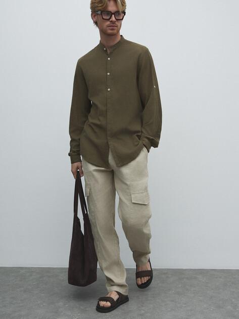 MAISON DAVID Cargo pants (linen)