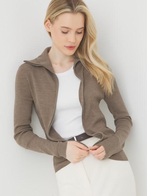MAISON DAVID Cardigan (natural wool)