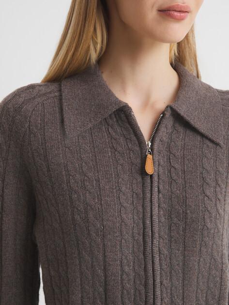 MAISON DAVID Cardigan (natural wool/cashmere)