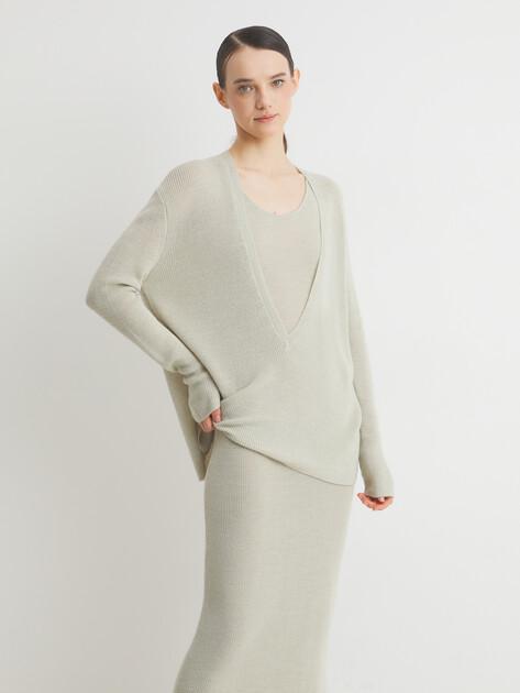 MAISON DAVID Костюм с платьем (акрил/натуральная шерсть)