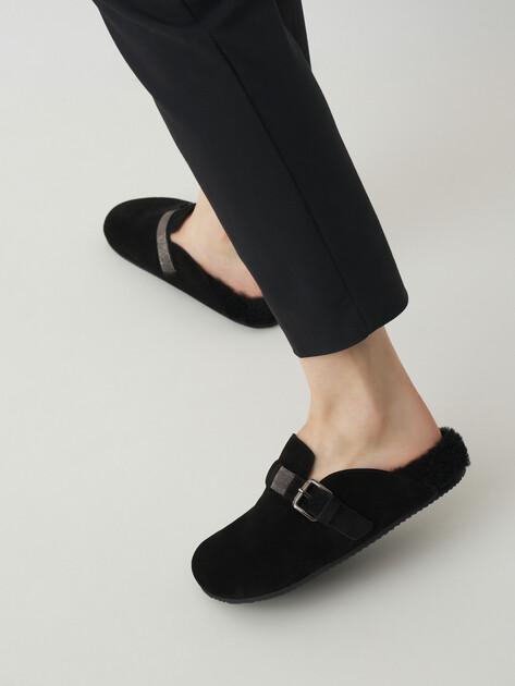 TENDANCE Slippers (natural suede)