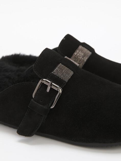 TENDANCE Slippers (natural suede)