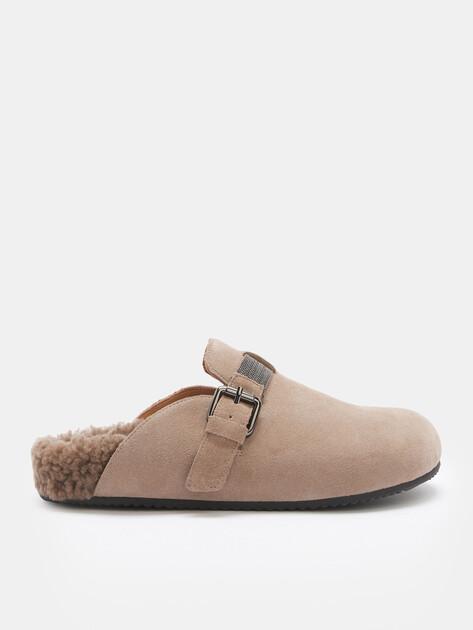 TENDANCE Slippers (natural suede)