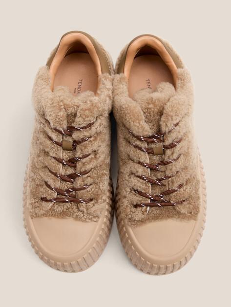 TENDANCE Sneakers (genuine fur/genuine leather)