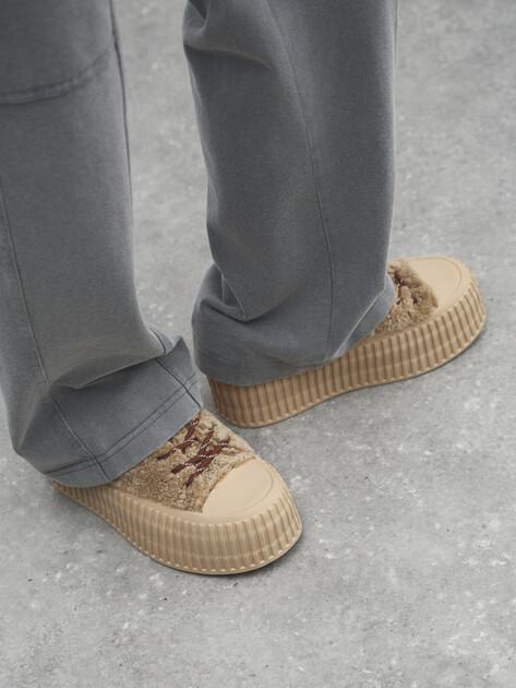 TENDANCE Sneakers (genuine fur/genuine leather)