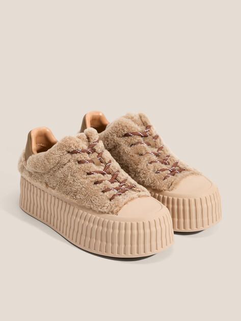 TENDANCE Sneakers (genuine fur/genuine leather)