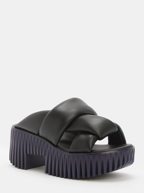 4CCCCCEES Plia Semo Clogs (genuine leather/genuine suede)