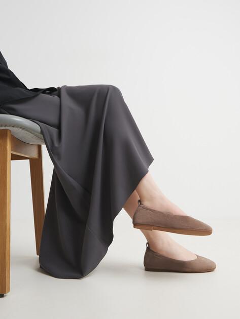 TENDANCE Ballet flats (natural suede)
