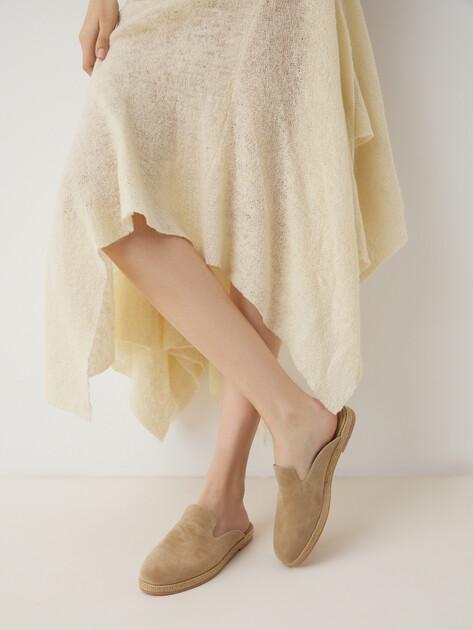 TENDANCE Slippers (natural suede)