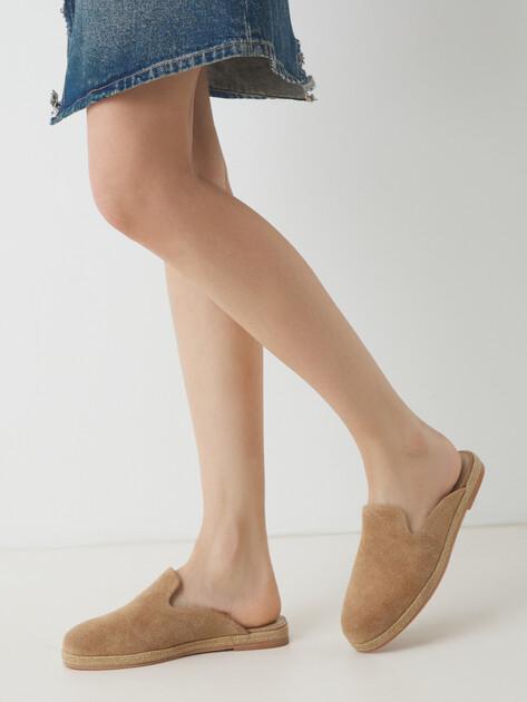 TENDANCE Slippers (natural suede)
