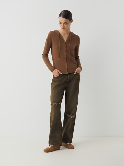 MAISON DAVID Cardigan (natural wool)