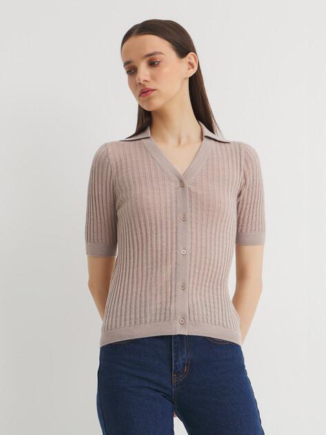 MAISON DAVID Cardigan (natural wool)