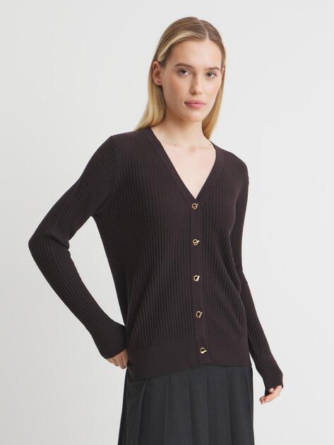 MAISON DAVID Cardigan (natural wool)