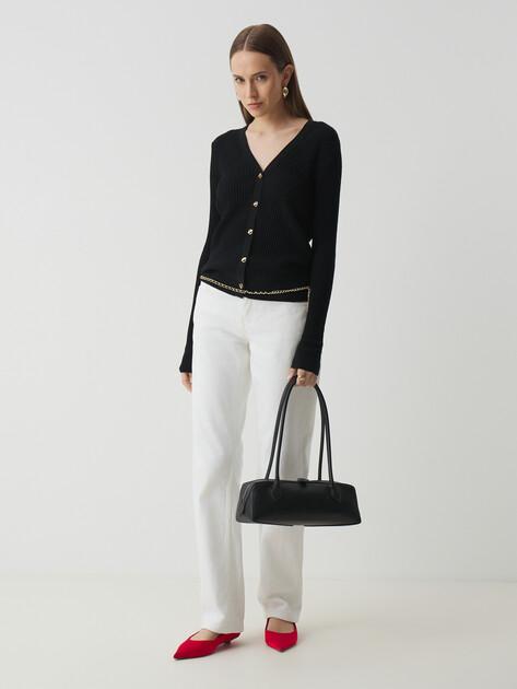 MAISON DAVID Cardigan (natural wool)