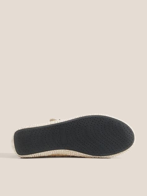 TENDANCE Mary Jane ballet flats (textile/genuine leather)