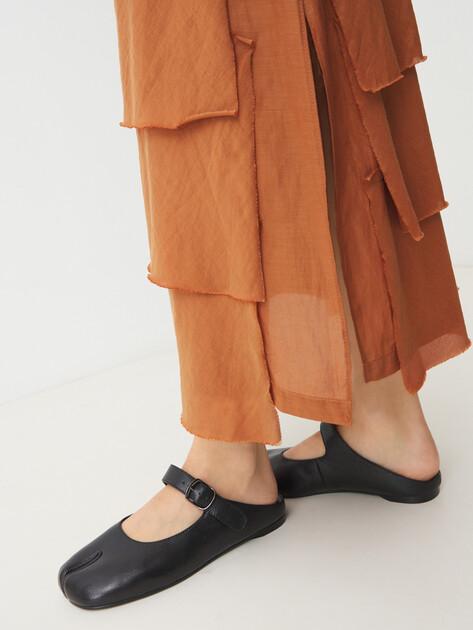 TENDANCE Slingback Ballet Flats (Genuine Leather)
