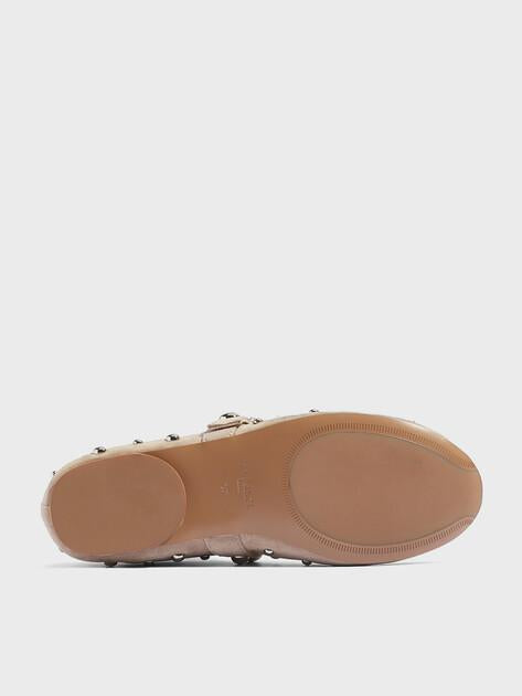 TENDANCE Mary Jane ballet flats (natural suede)