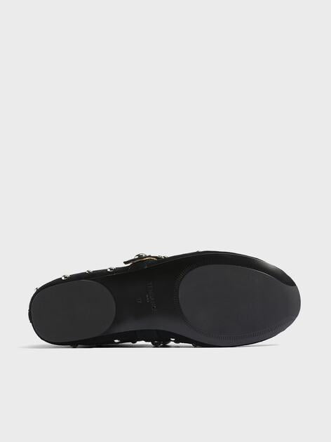 TENDANCE Mary Jane ballet flats (natural suede)