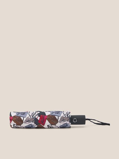 KARL LAGERFELD Зонт полуавтомат k/signature bag sm umbrella (полиэстер)