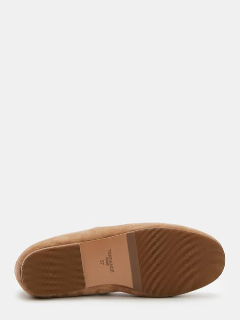 TENDANCE Mary Jane ballet flats (natural suede)